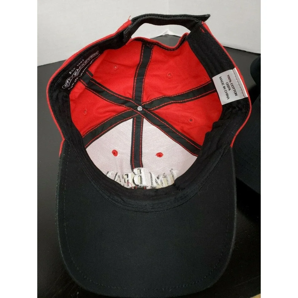Robby‎ Gordon Jim Beam Racing Red/Black Baseball Hat